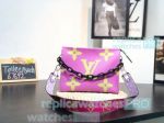 Grade Copy L---V Special Style Pink Leather Women‘s Handbag